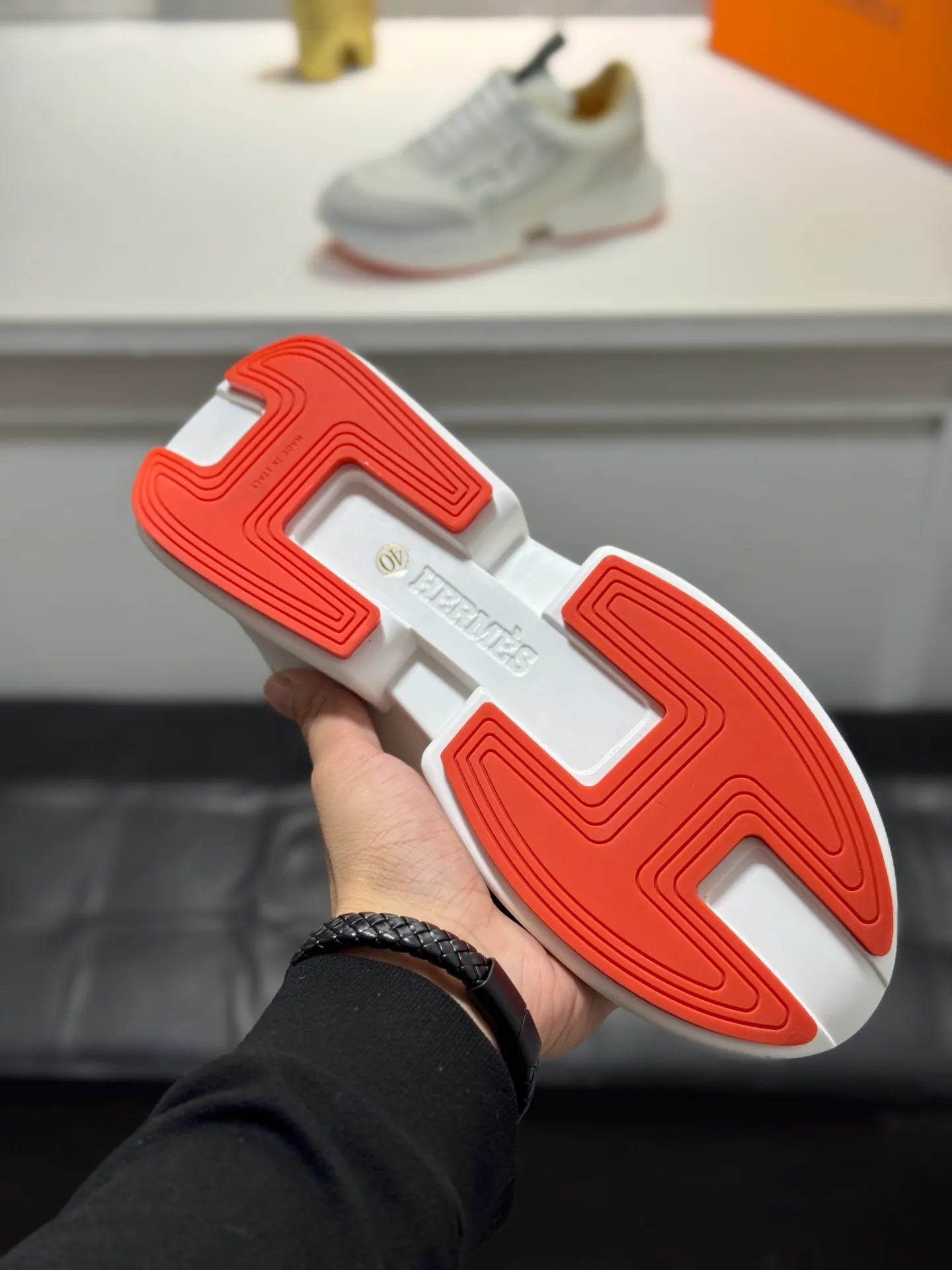 Men's shoes 💰480【New style】🪷🪷Top quality goods🇮🇹🇮🇹New style "Hermès" Hermès top purchasing agent🔍🔍New products from men's counter The upper is made of cowhide leather ~ Sole: The original factory's exclusive movable molded foam outsole, light ~ super comfortable, original factory follow-up goods, 🔍🔍 high quality, can be entered and exited the counter at will, multiple colors are available, welcome to compare Size: 38-44 (45. Customized